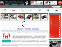 Tablet Screenshot of hondabandung.net